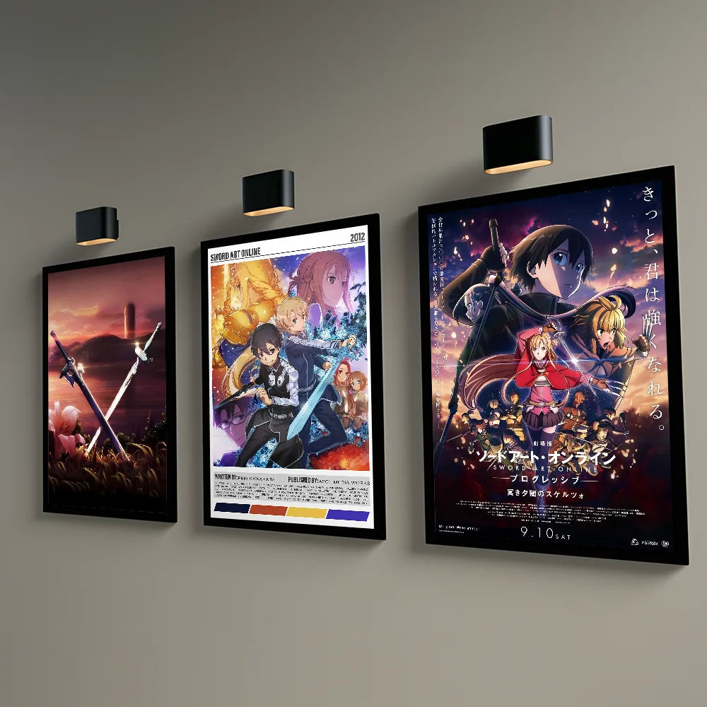 Sword Art Online Japan Anime Unframed Posters