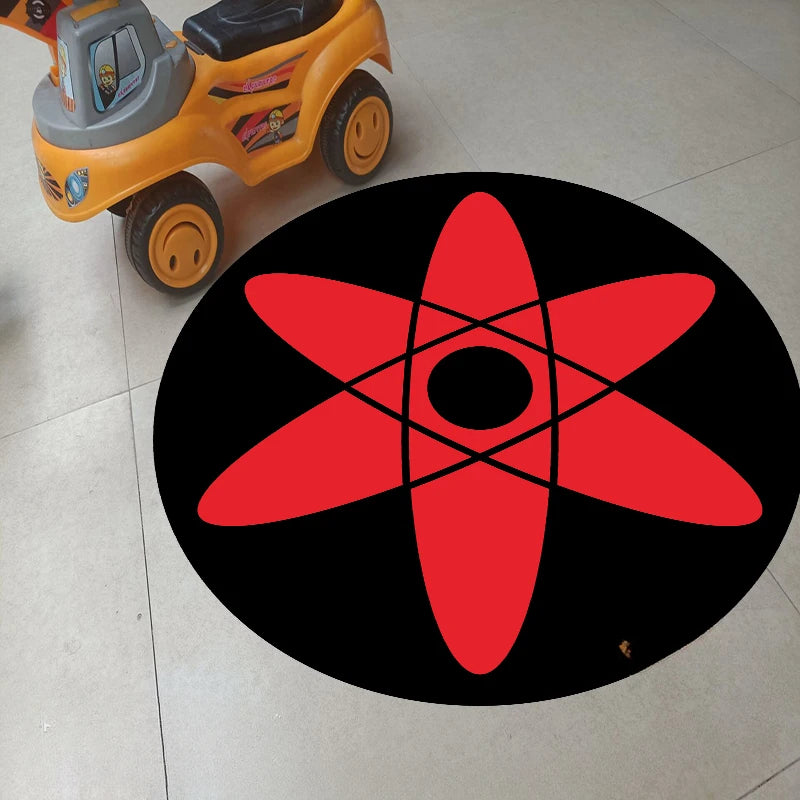 Naruto Anime Uchiha Sharingan Themed Rugs