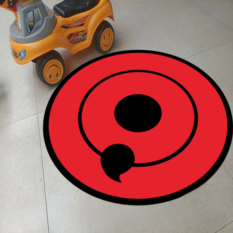 Naruto Anime Uchiha Sharingan Themed Rugs