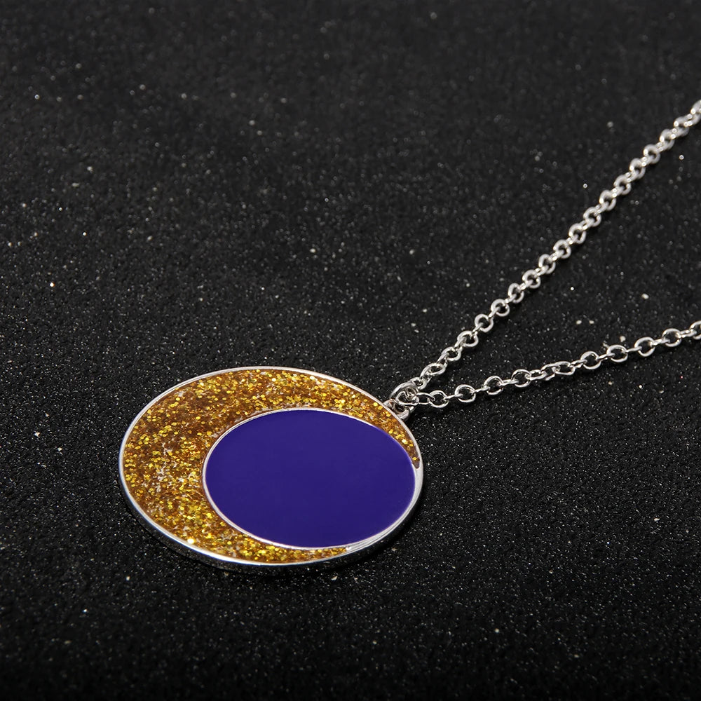 The Owl House Inspired Amity Moon Necklaces