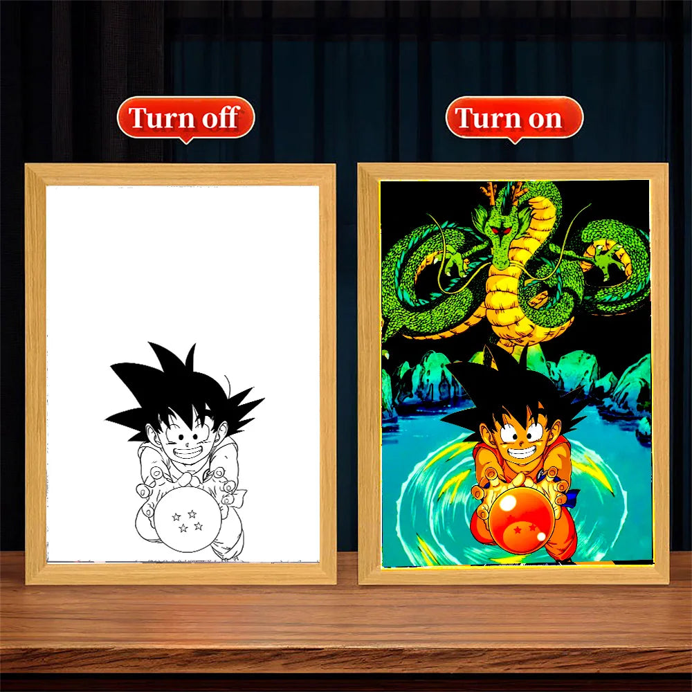 Anime Figure Dragon Ball Lamp Frames