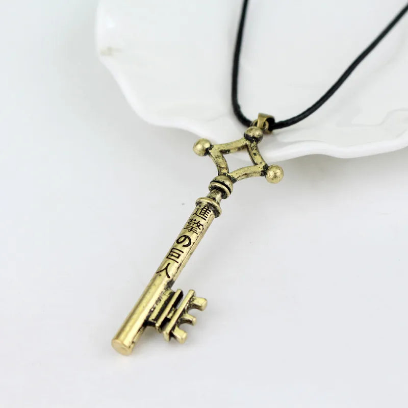 Attack On Titan Inspired Eren Jaeger Key Necklace