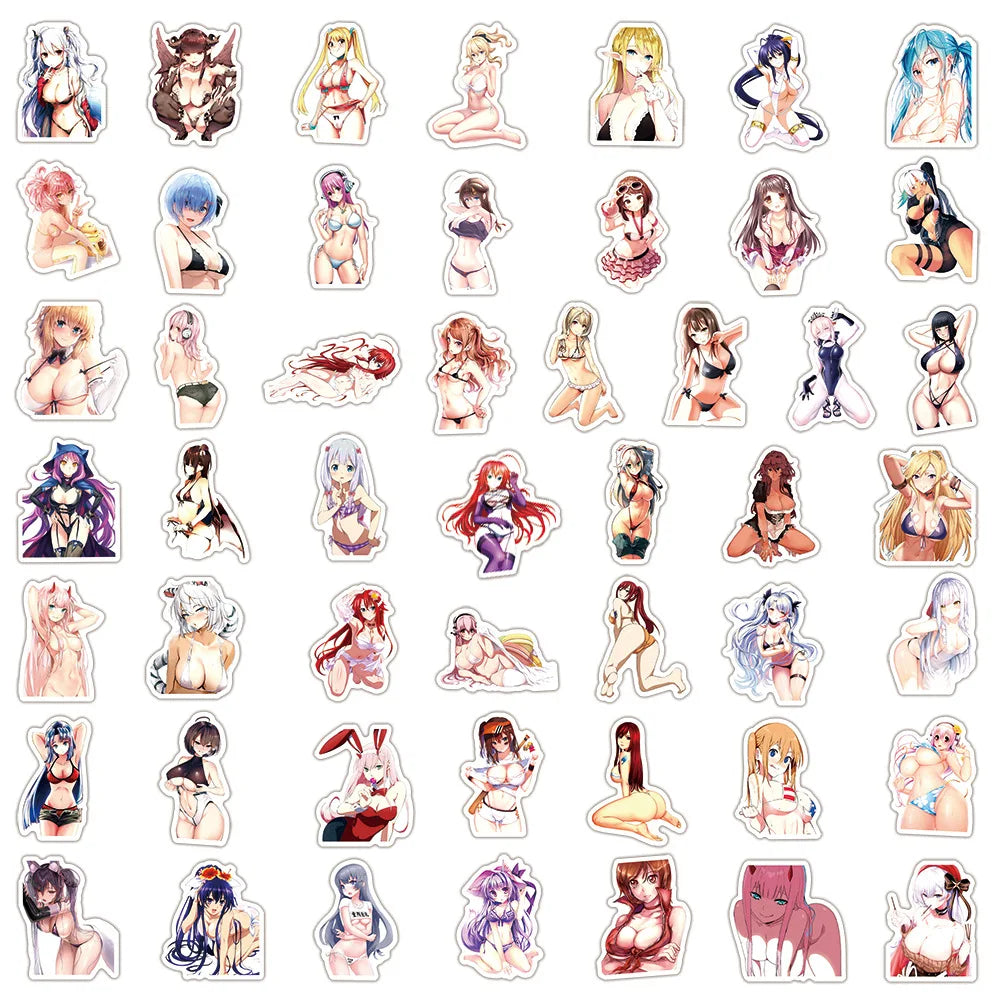 Waifu Themed Sexy Hentai Stickers
