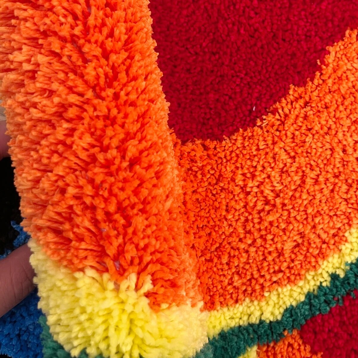 Sexy Woman Butt Infrared Colored Rug,
