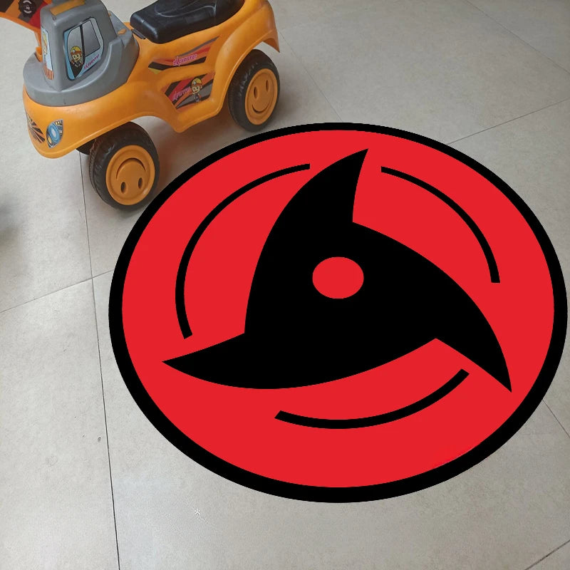 Naruto Anime Uchiha Sharingan Themed Rugs