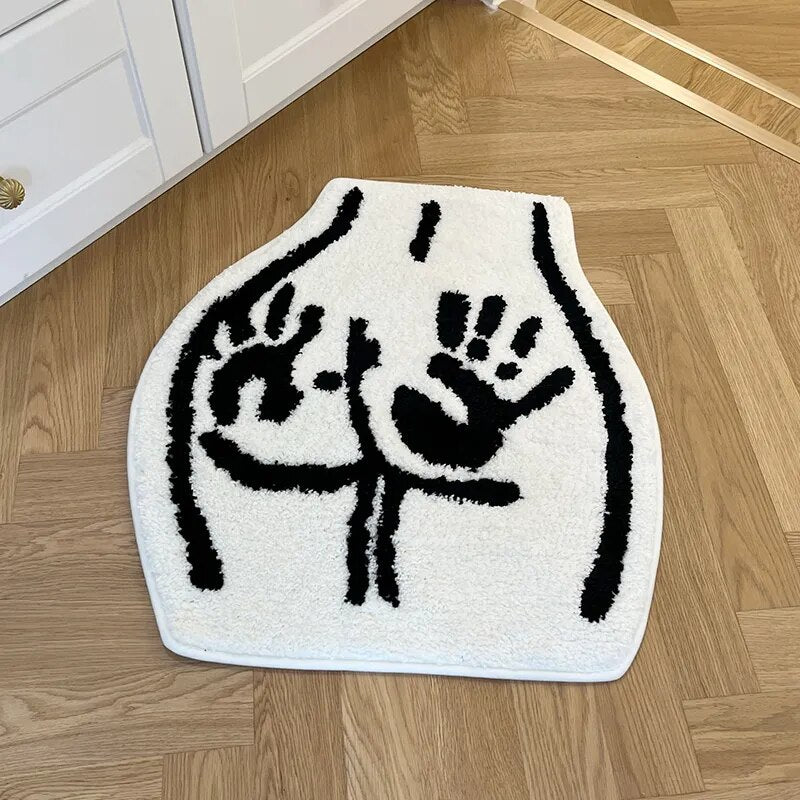 Soft Stylish Sexy Woman Butt Rug