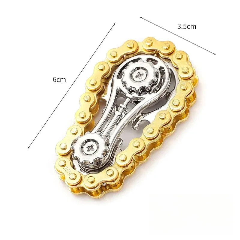 NEW Metal Bike Chain Fidget Toy