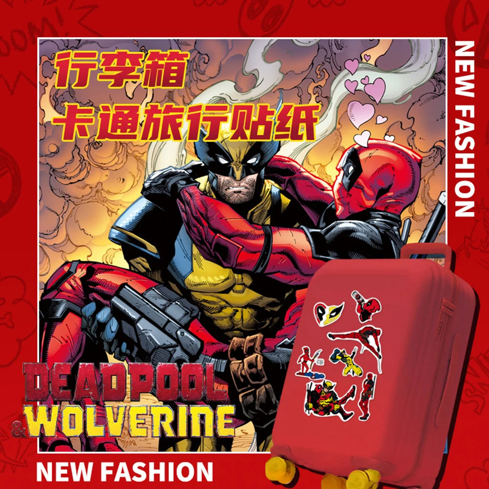 Deadpool & Wolverine Themed Stickers