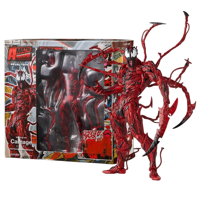 AMAZING YAMAGUCHI Venom & Carnage Spider Man legends Action Figures