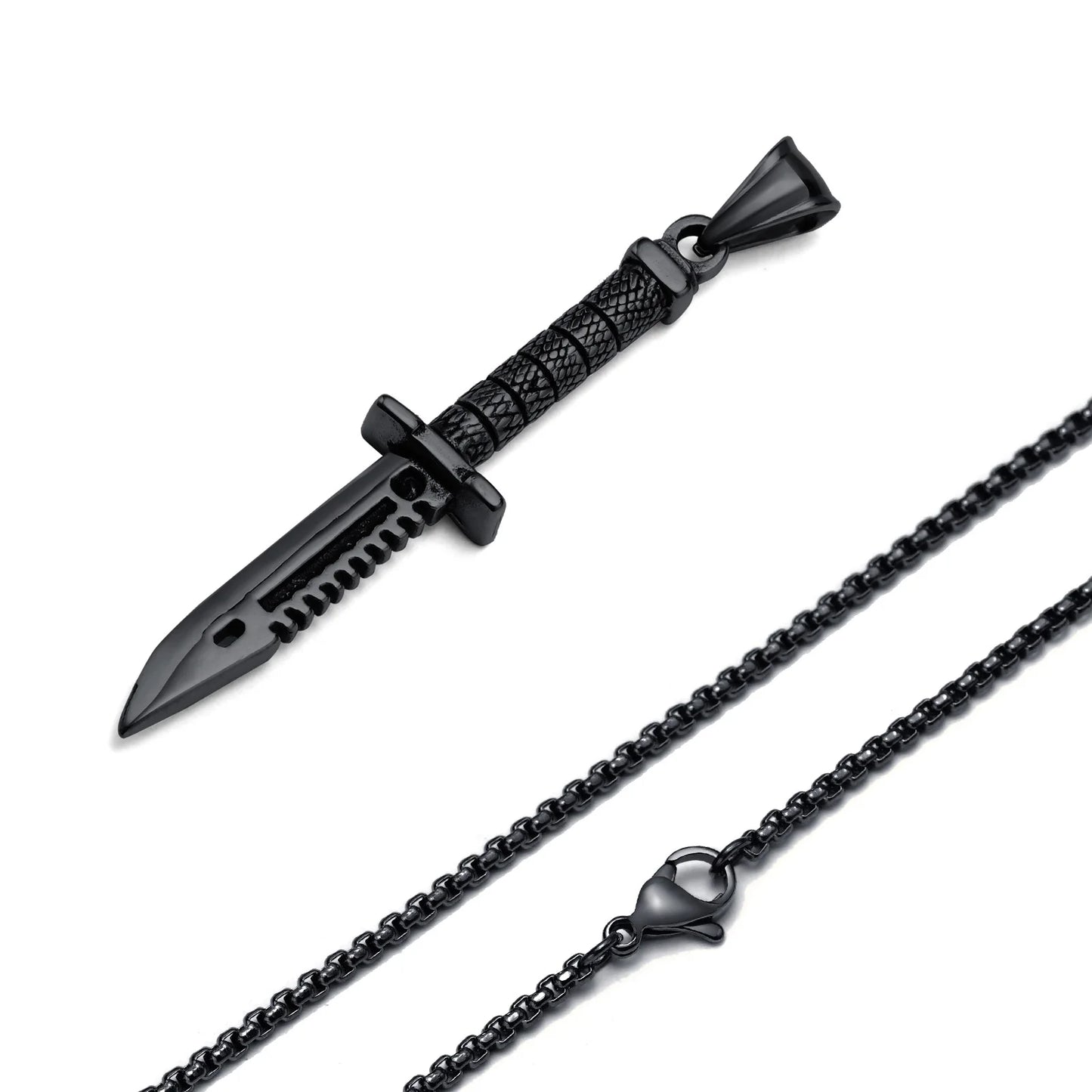 Cool Military Knife Pendant Necklaces