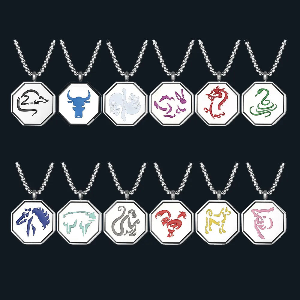 Jackie Chan Adventures Themed Zodiac Talisman Necklaces