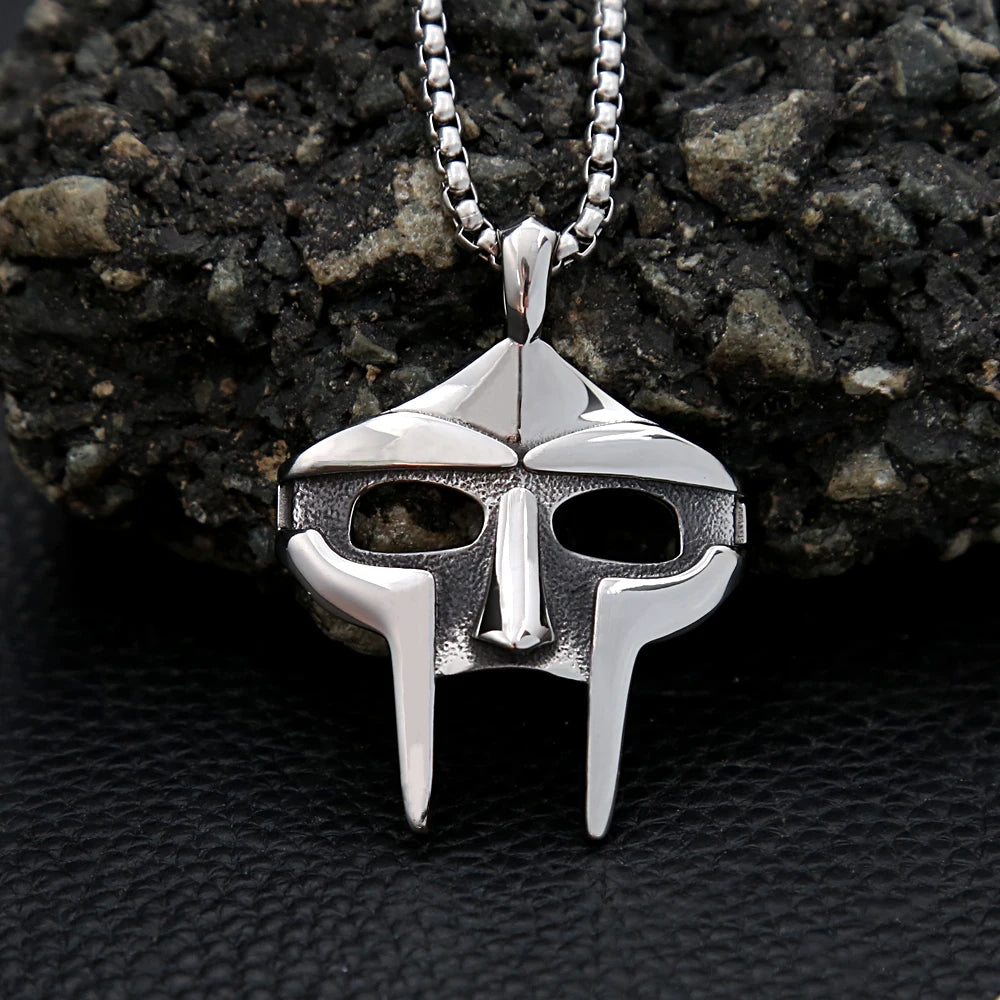 Vintage MF DOOM Mask Necklace