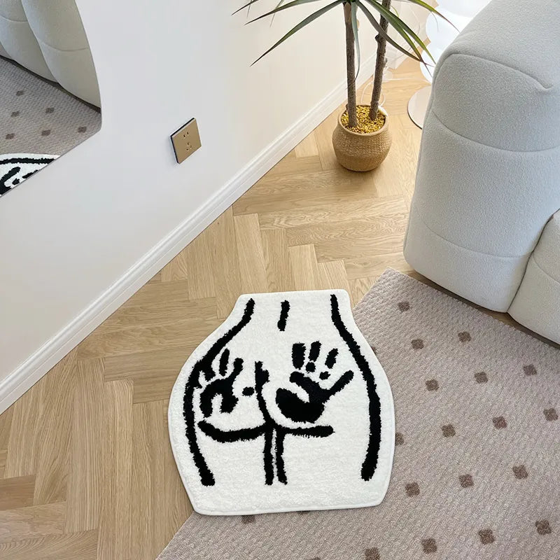 Soft Stylish Sexy Woman Butt Rug