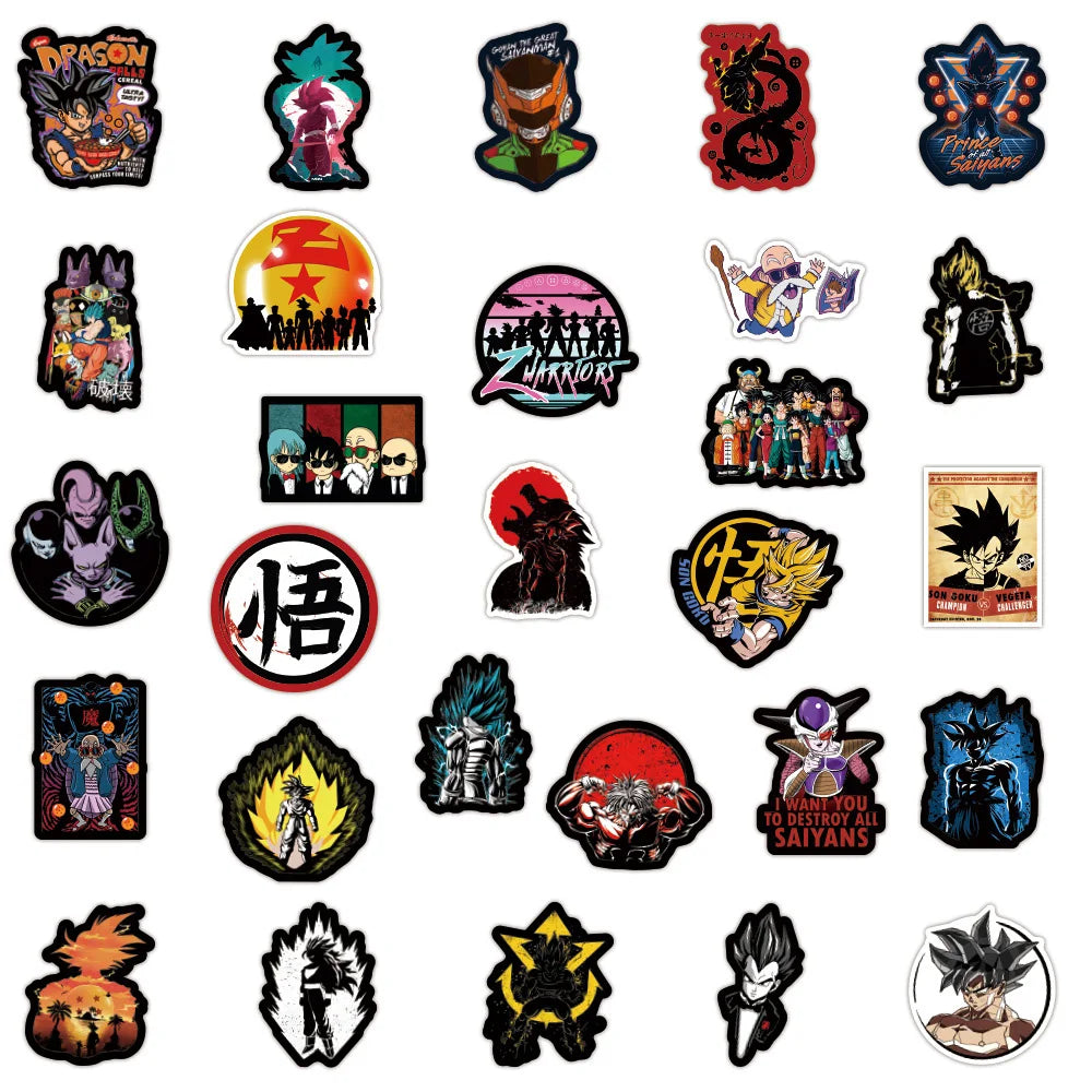 Cool Dragon Ball Inspired Stickers
