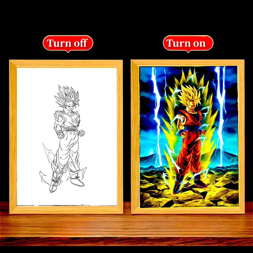 Anime Figure Dragon Ball Lamp Frames