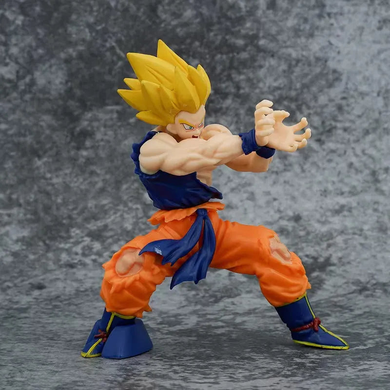 Super Saiyan Goku's Kamehameha Attack Inspired Action Statue