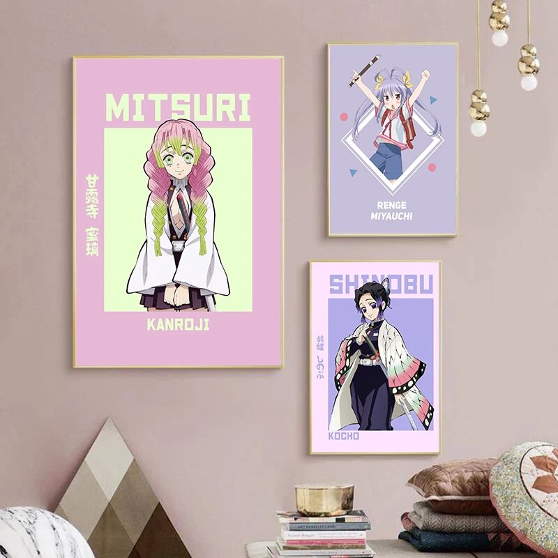 Demon Slayer Multi-Character Canvas Prints