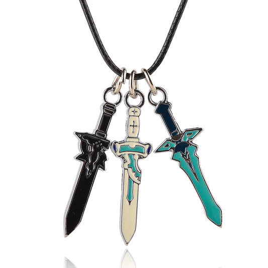 Sword Art Online  3 Sword Necklace