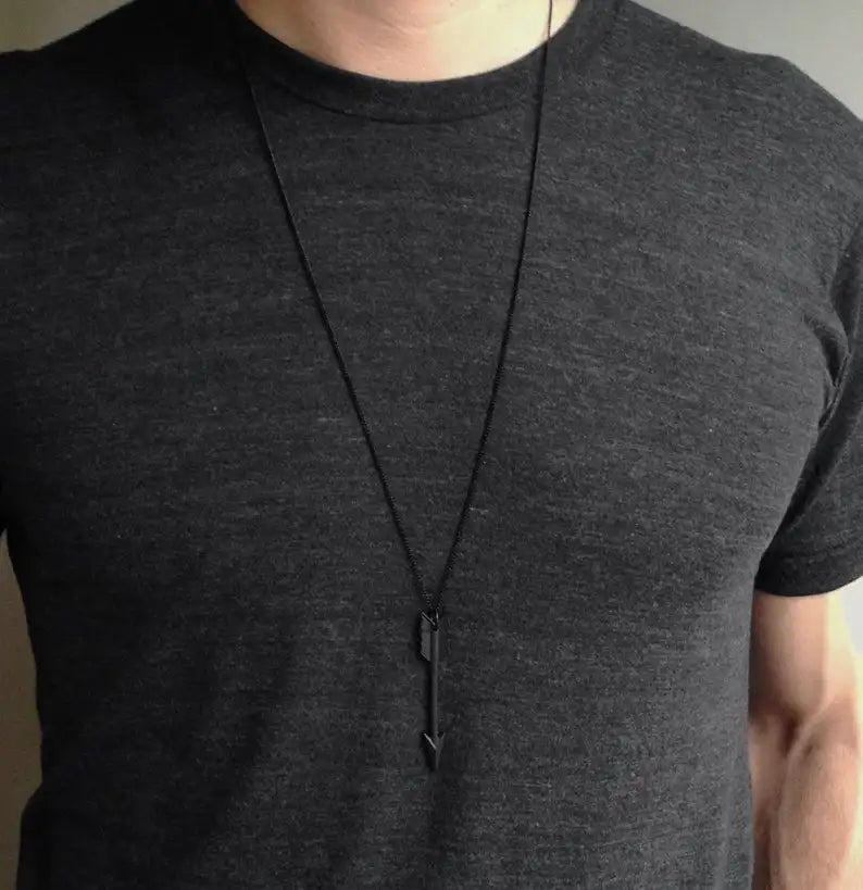 Black Arrow Necklace