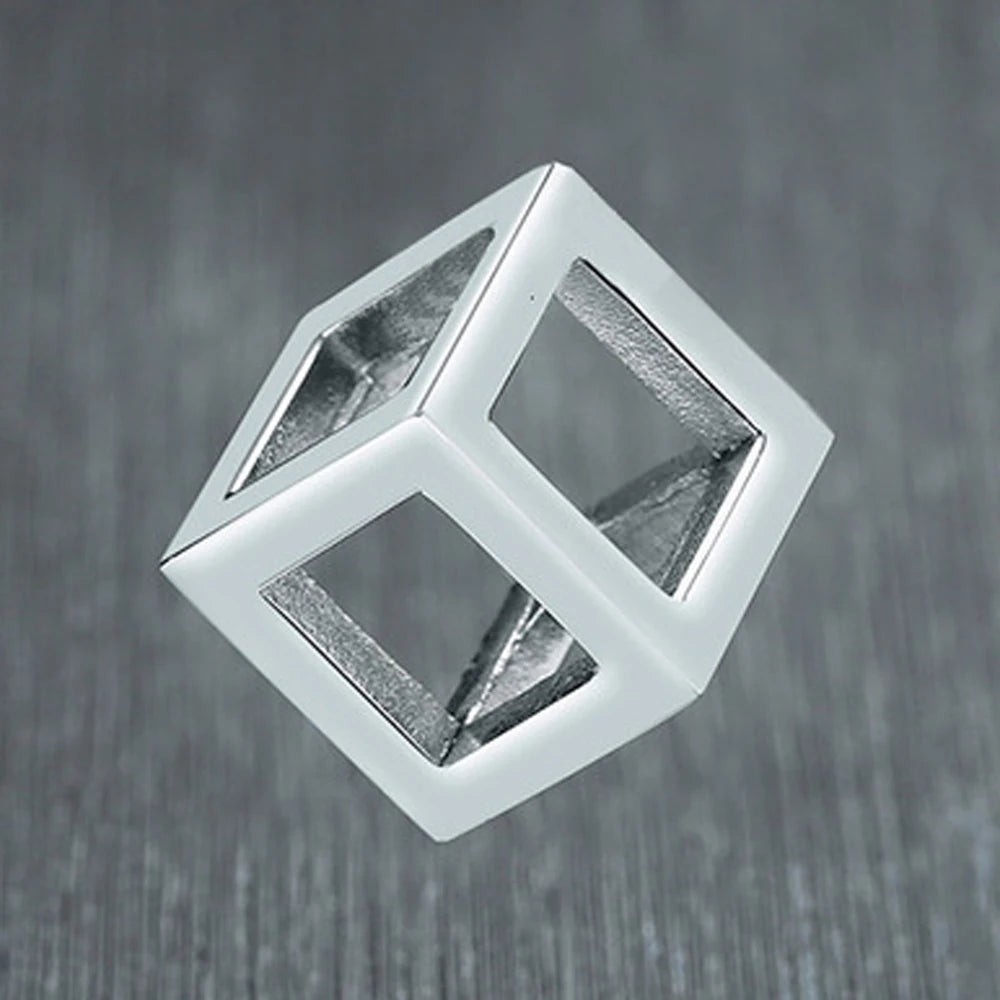 Hollow Cube Necklaces