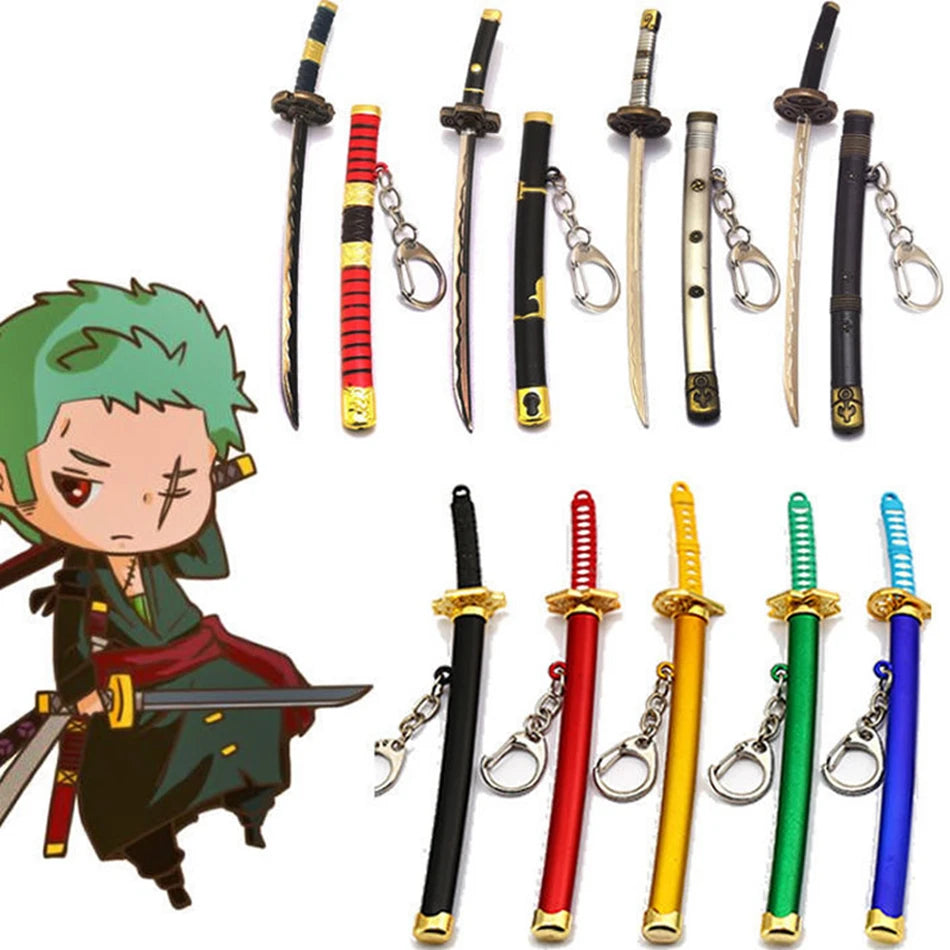 One Piece Roronoa Zoro Inspired Kitana Sword Keychains