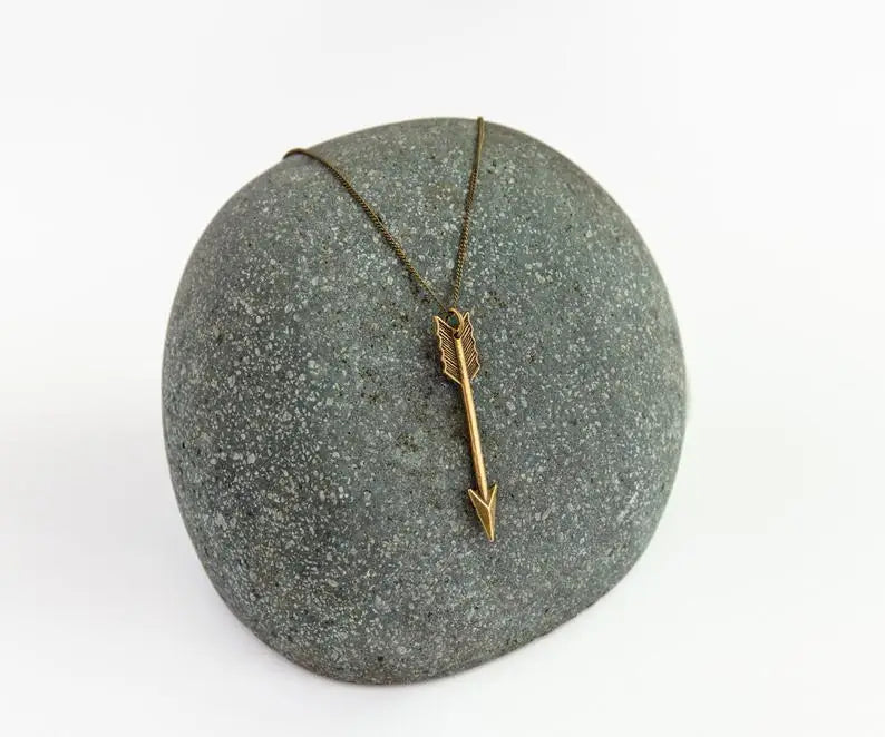 Black Arrow Necklace