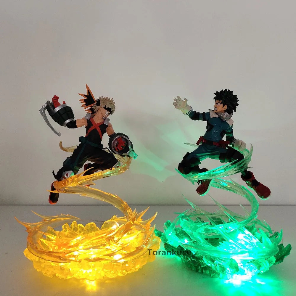 My Hero Academia Inspired Midoriya Izuku & Bakugou Katsuki LED Lamps, 2 of the most iconic characters, show off your fandom