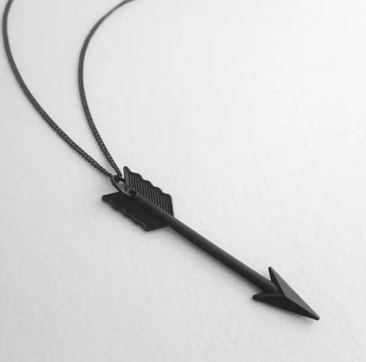 Black Arrow Necklace