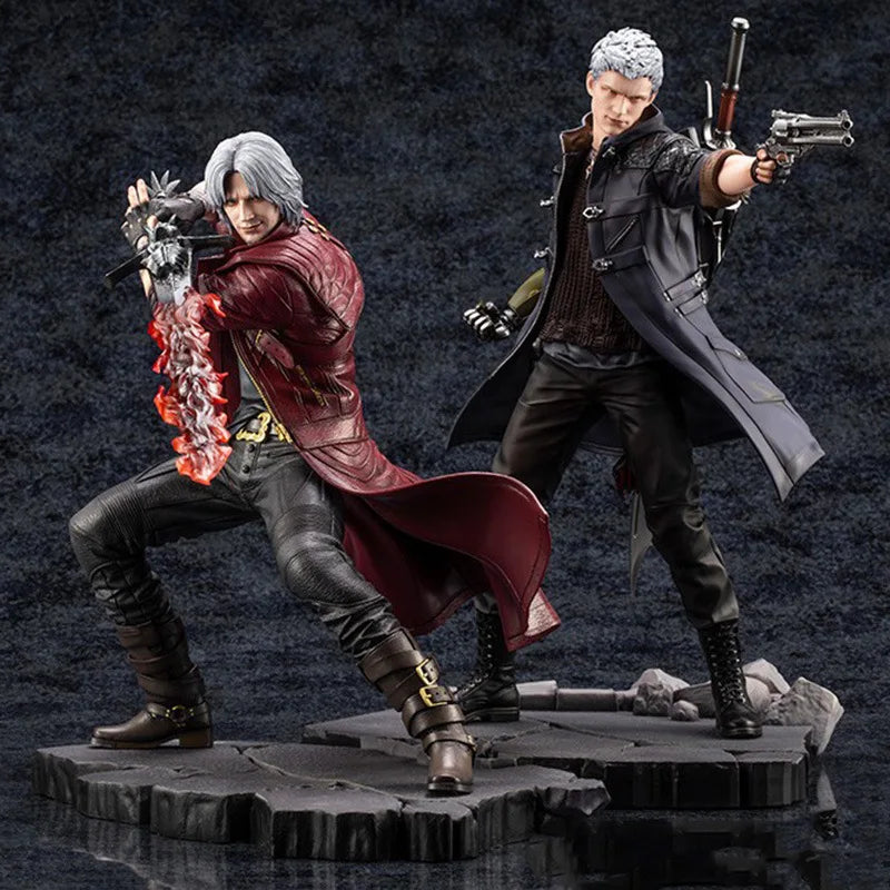 Devil May Cry Themed Dante & Nero Statue Action Statues