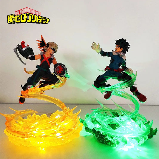 My Hero Academia Inspired Midoriya Izuku & Bakugou Katsuki LED Lamps, 2 of the most iconic characters, show off your fandom