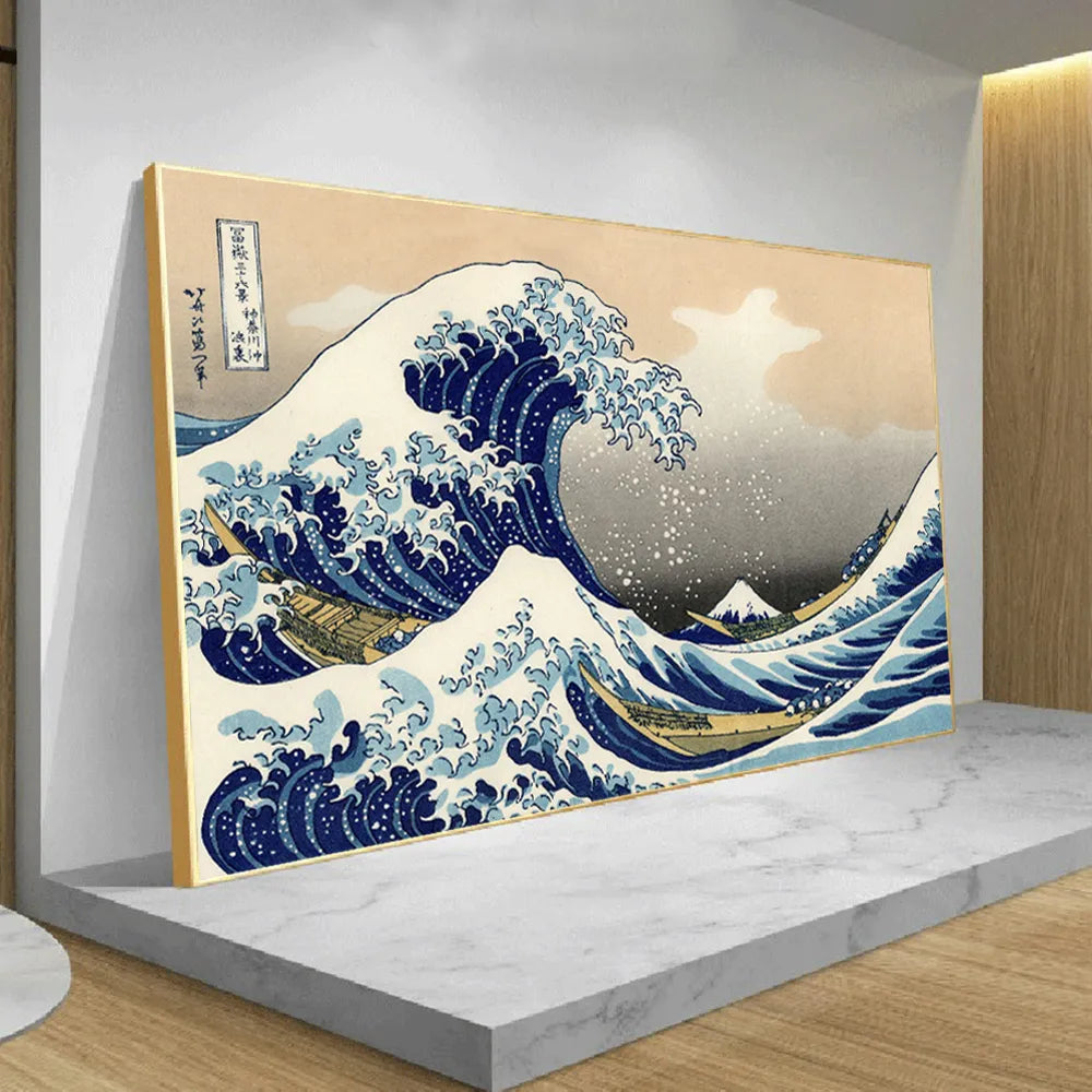 Great Wave Of Kanagawa Japan Inspired Canvas Print