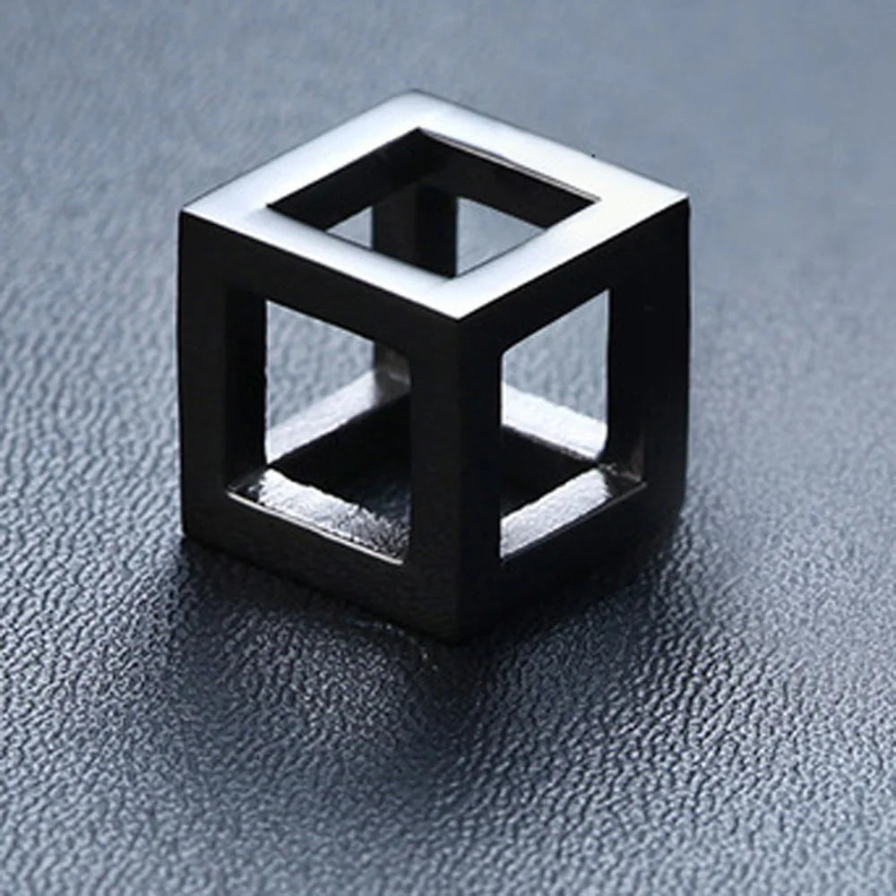 Hollow Cube Necklaces