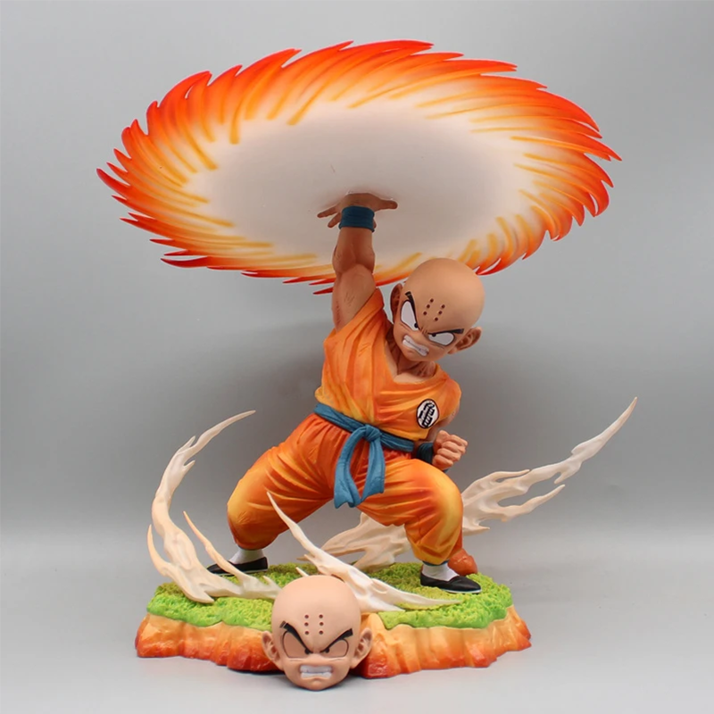 Dragon Ball Z Themed Krillin Distructo Disc Action Statue