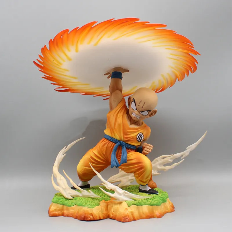 Dragon Ball Z Themed Krillin Distructo Disc Action Statue