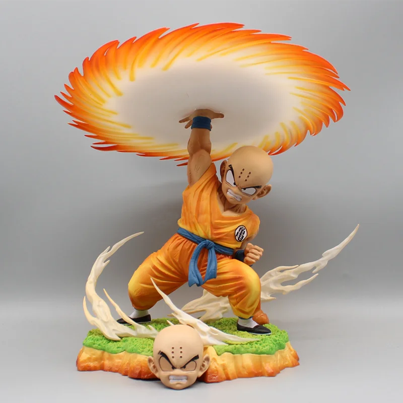 Dragon Ball Z Themed Krillin Distructo Disc Action Statue