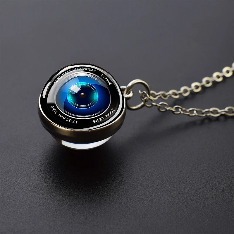 Camera Lens Eyes Necklace