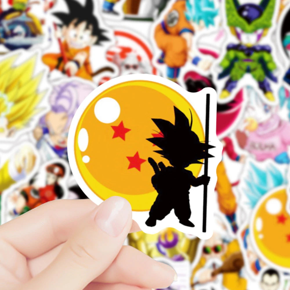 Anime Dragon Ball Z Themed Stickers
