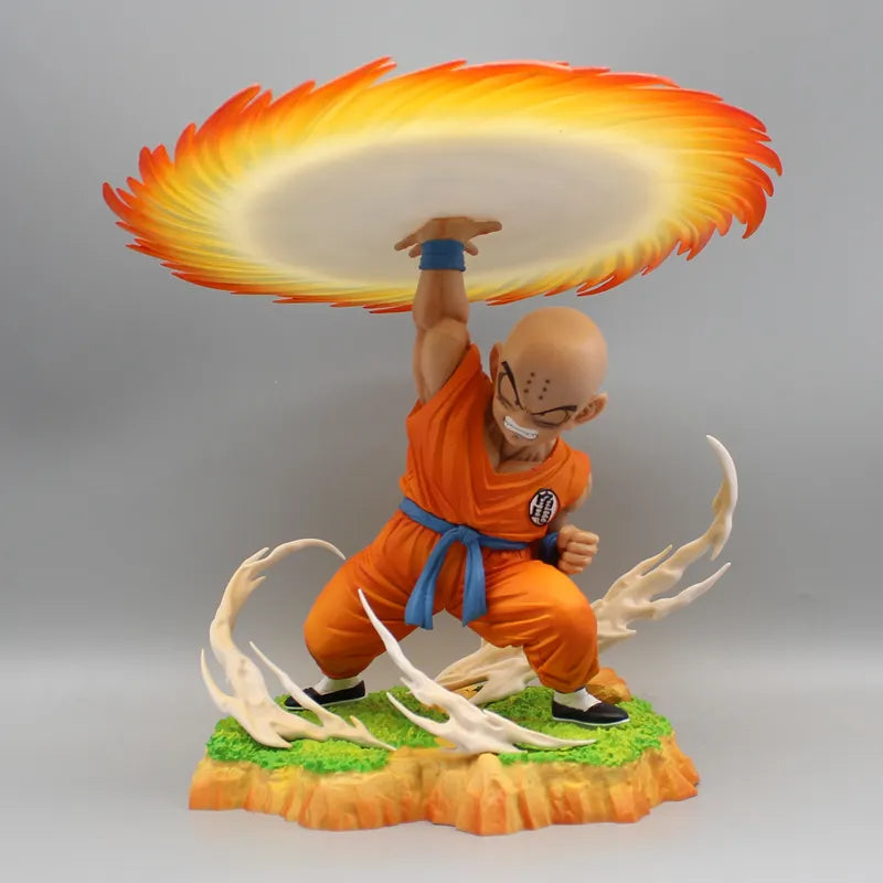 Dragon Ball Z Themed Krillin Distructo Disc Action Statue