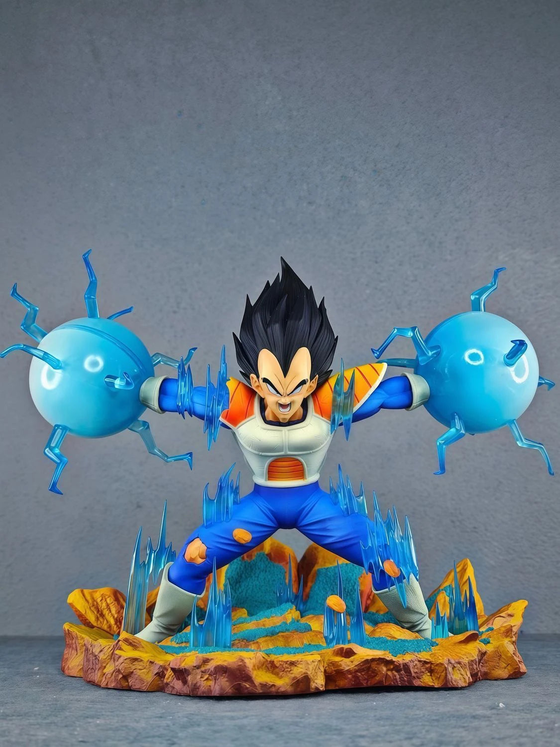 Vegeta Power Up Action Statue