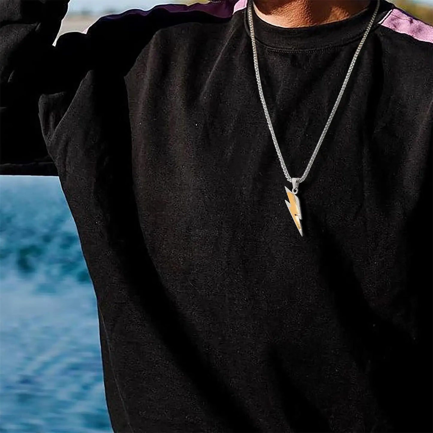 Trendy Lightning Bolt Necklace