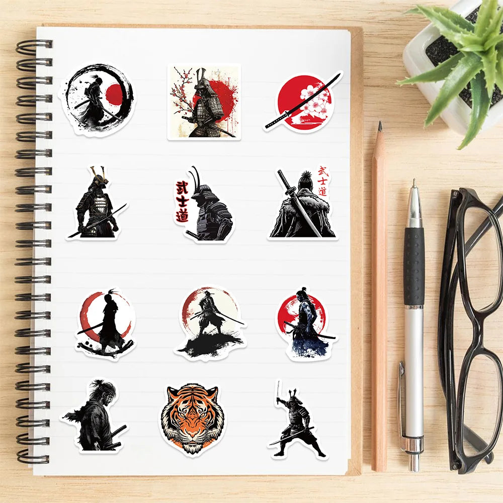 Japanese Samurai Bushido Stickers