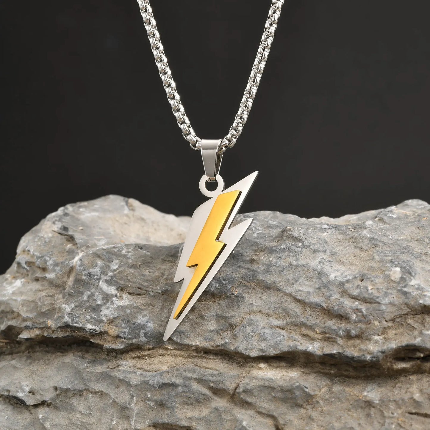 Trendy Lightning Bolt Necklace