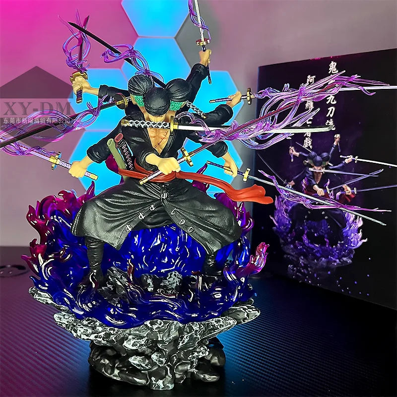 Zoro Inspired Onigashima 9 Swords Style Action Statue