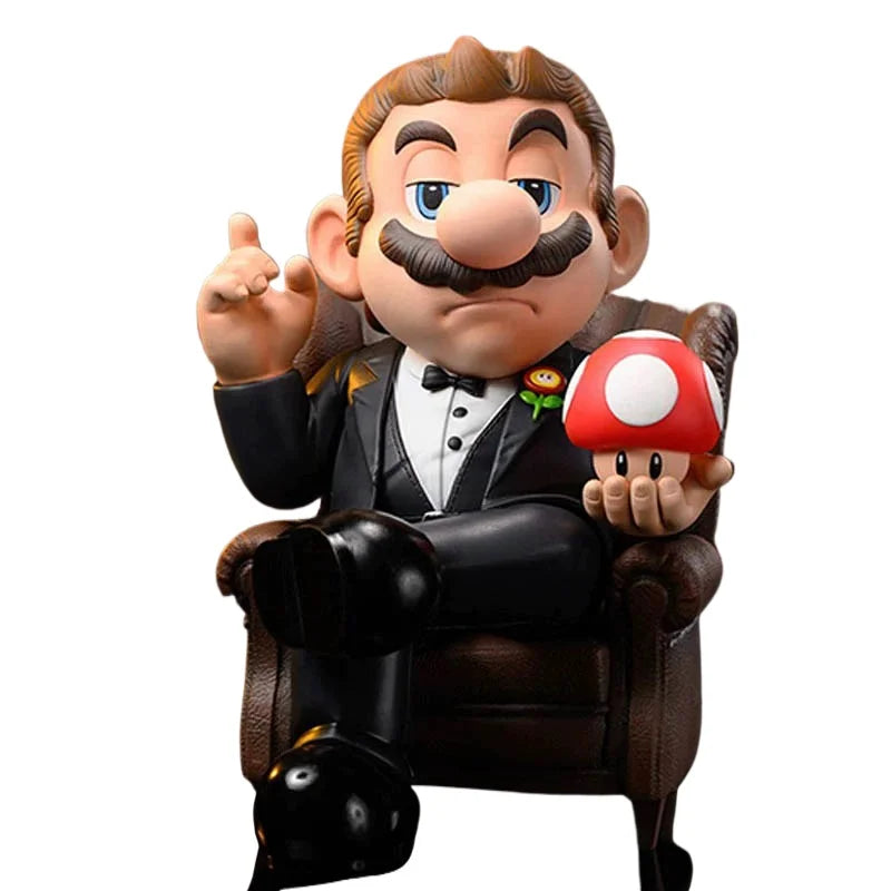 Super Mario Game Themed Godfather Statue