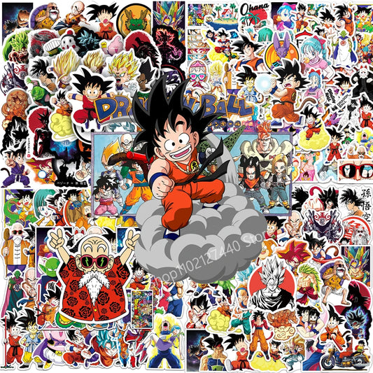 Various Anime Dragon Ball Z Inspired Stickers