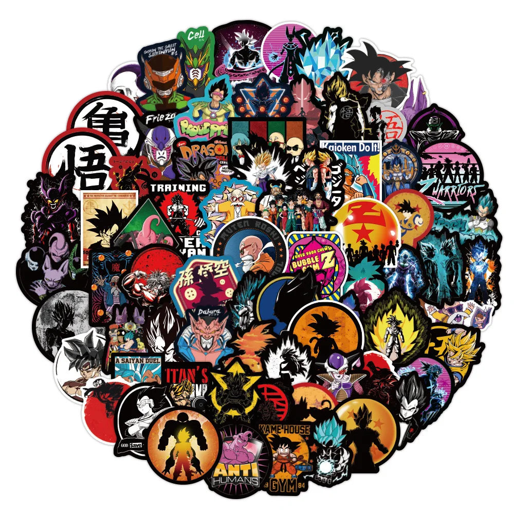 Cool Dragon Ball Inspired Stickers