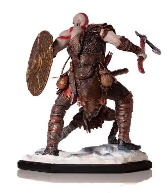 God Of War Themed Kratos and Atreus Action Statue