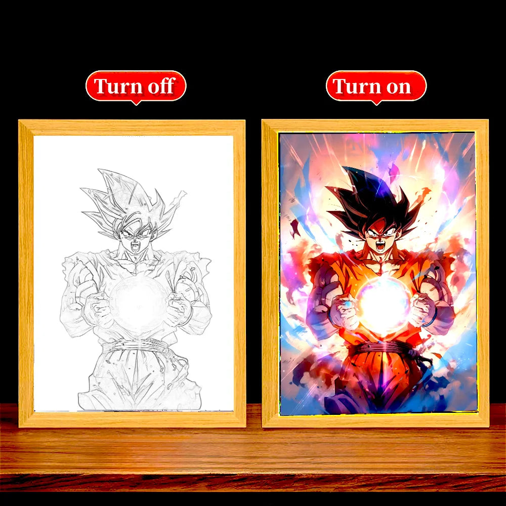 Anime Figure Dragon Ball Lamp Frames