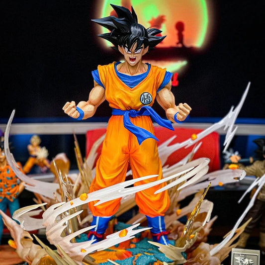 Goku Themed "Power Up" Action Statue