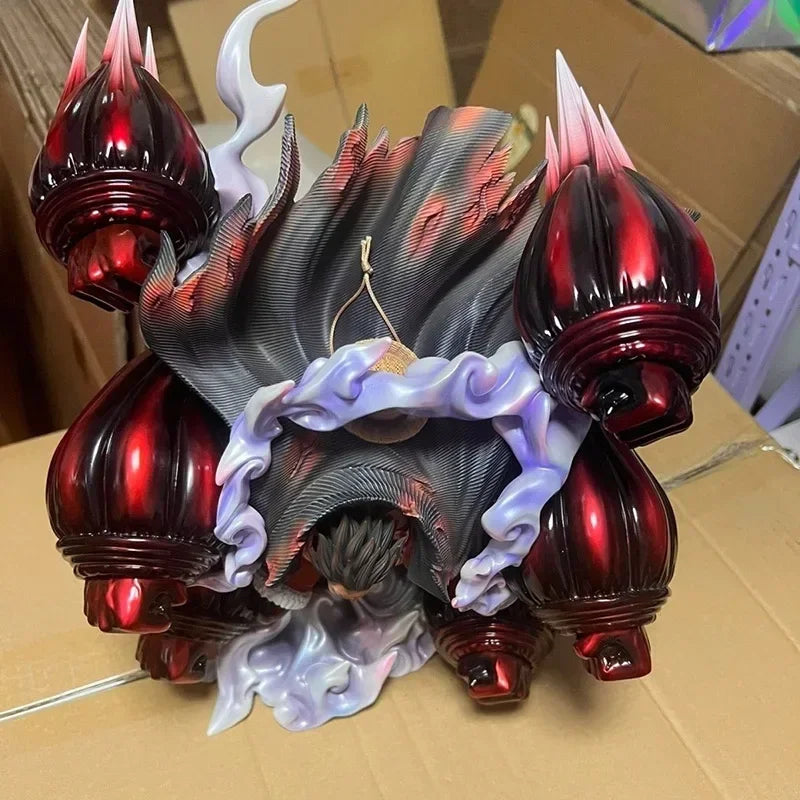 Anime One Piece Gear 4 Luffy Multi-Fist Statue